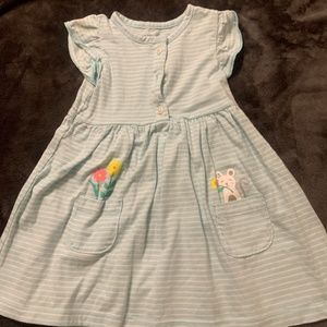 Carters blue and white stripped dress